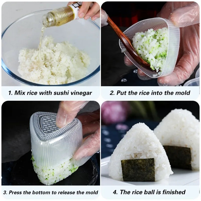 Durable DIY onigiri rice ball mould tool