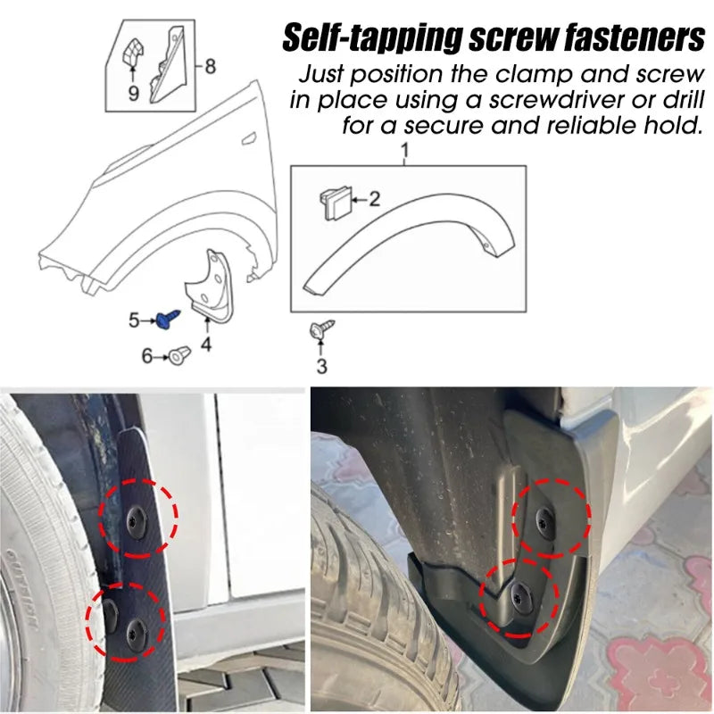 Durable U-shaped metal screw spacers
