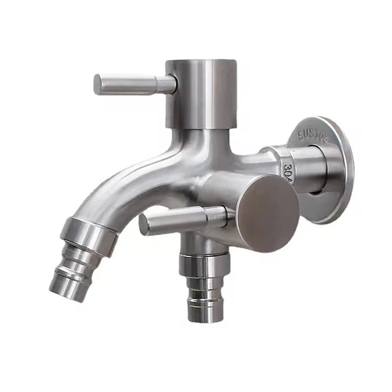 Durable 304 stainless steel faucet for pool and outdoor use