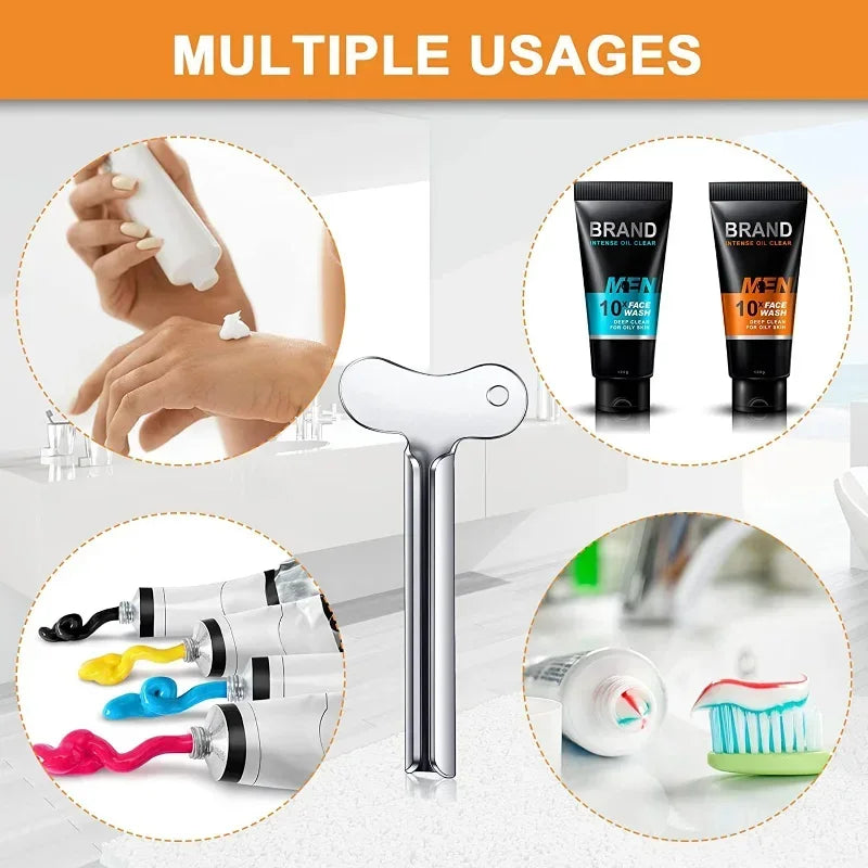 Durable stainless steel tube roller squeezer tool