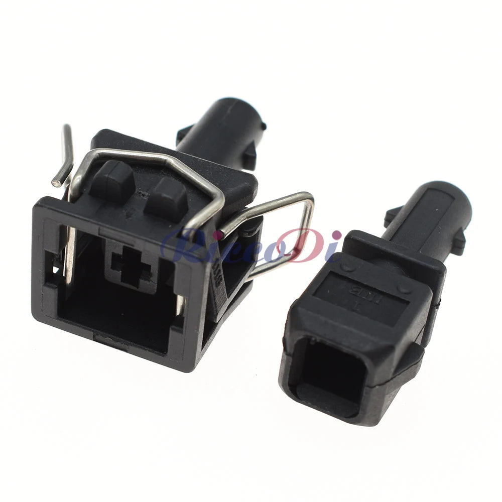 Durable automotive connector for VW vehicles showing robust socket and plug design for long-term wiring reliability