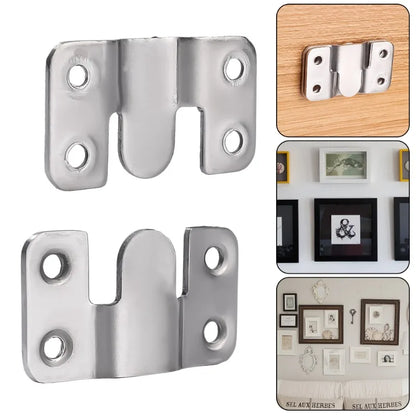 Durable wall hanging buckle for picture frame support