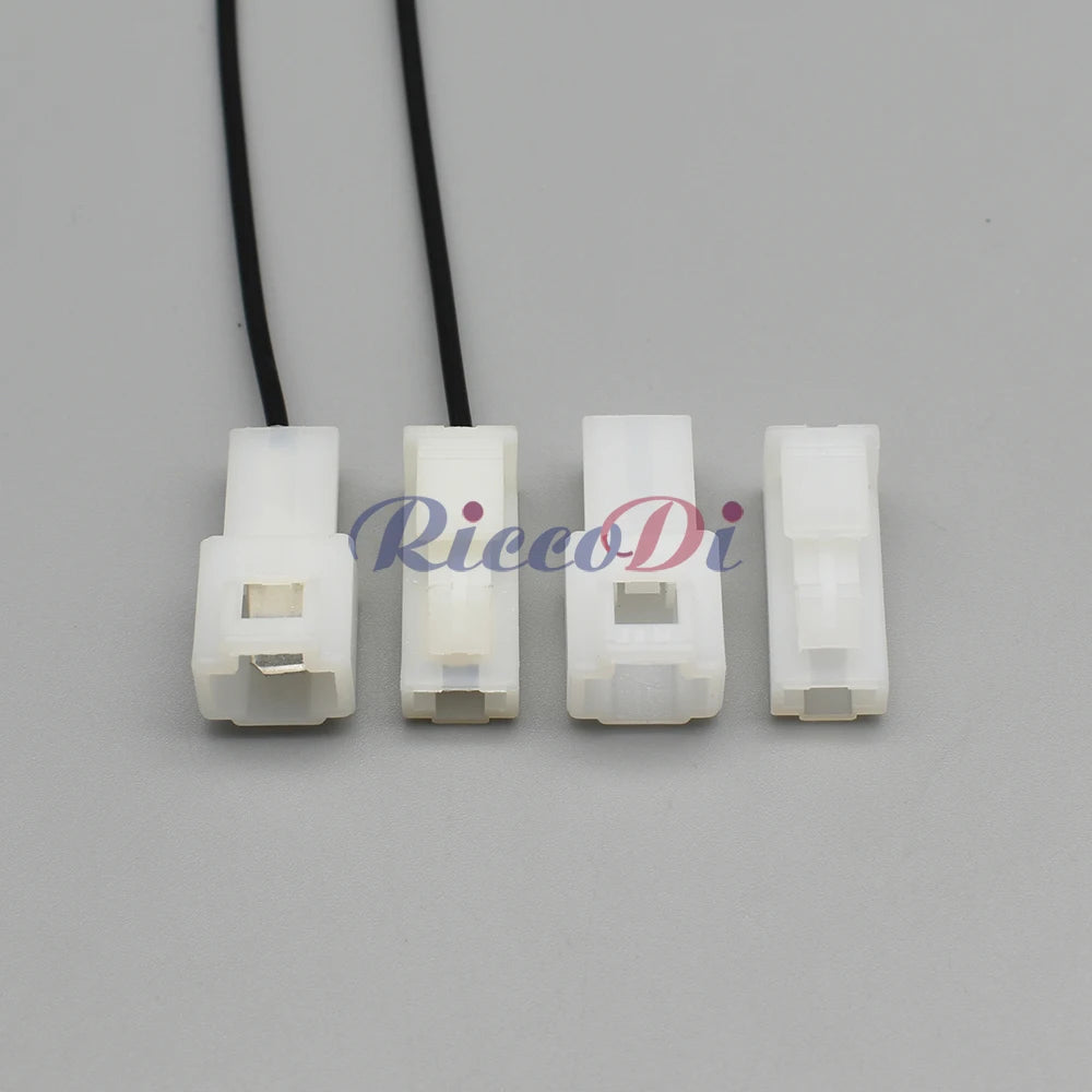 Durable white plastic housing automotive connector designed for long term vehicle wiring and electrical applications
