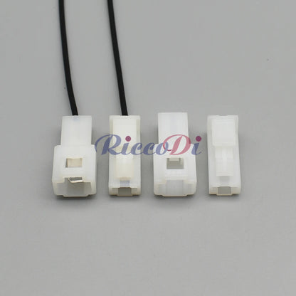 Durable white plastic housing automotive connector designed for long term vehicle wiring and electrical applications