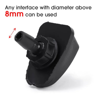Durable windshield wiper nozzle spray head