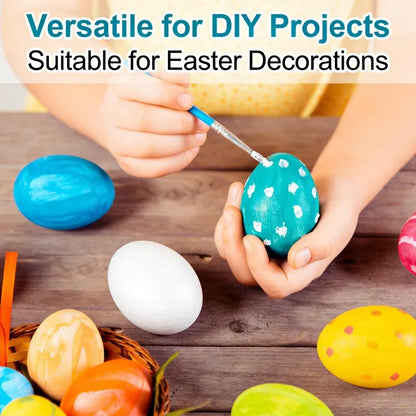 Fake eggs for kids painting, Easter party and spring handmade crafts