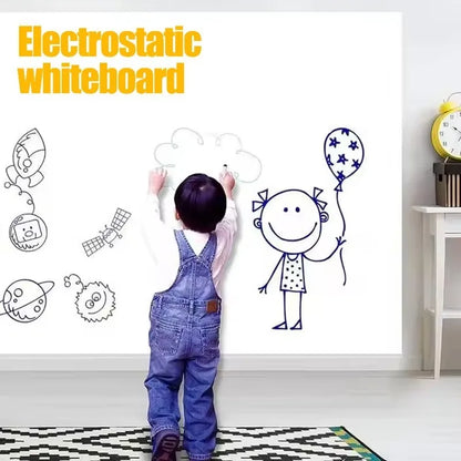 Reusable whiteboard wall sticker easy to clean for home office and school use
