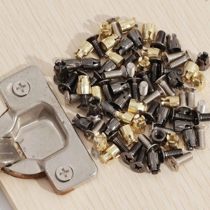 Easy install hinge fastener for cabinet and furniture