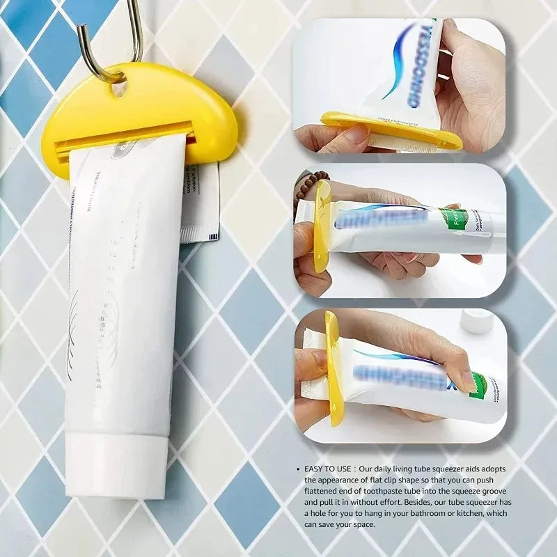 Easy to use multifunction toothpaste and cleanser dispenser