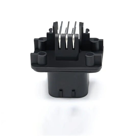 Automotive ECU bent pin plug showing waterproof male and female socket terminals PBT 776280 776266 776087 776163