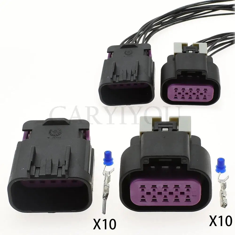 EFI engine auto waterproof connector 10 pin oil pump connector AC assembly light lamp socket 15326847 15326842