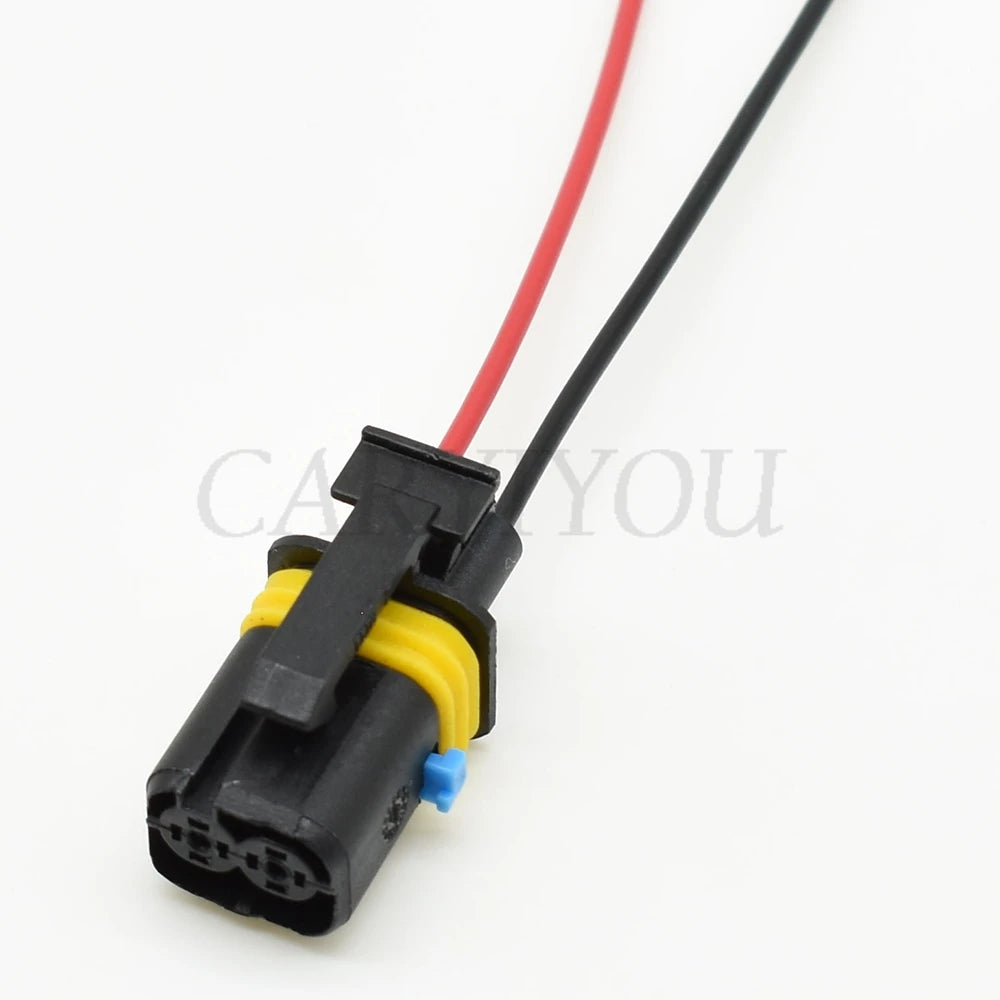 2 pin automotive EFI motor start relay connector used in vehicle wiring harnesses for reliable electrical performance