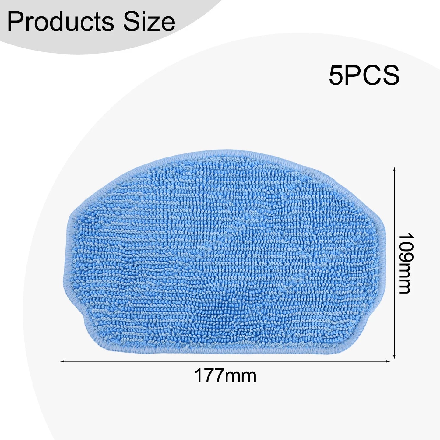 Structure of reusable mopping pad for EICOBOT BR150, delicate material, high-quality and easy-to-clean