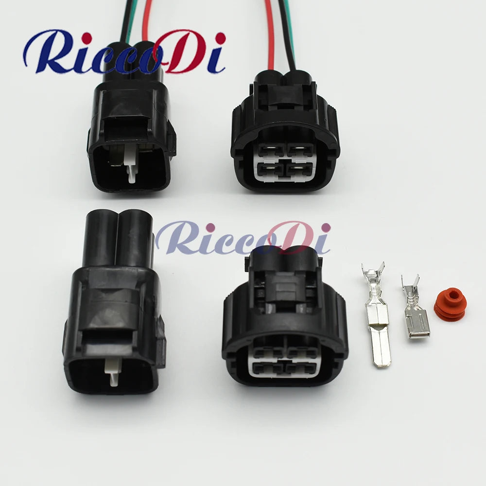 Automotive electric fan plug connector 7283-7041-40 waterproof design