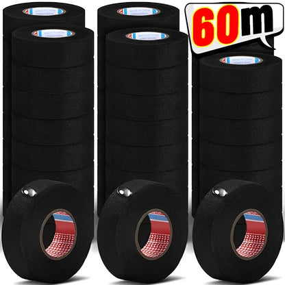 Heat resistant electrical insulating tape for automotive wiring harness protection