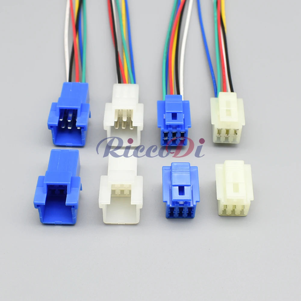 6 Pin Electrical Motorcycle Cable Harness Connector Socket With Termin ...