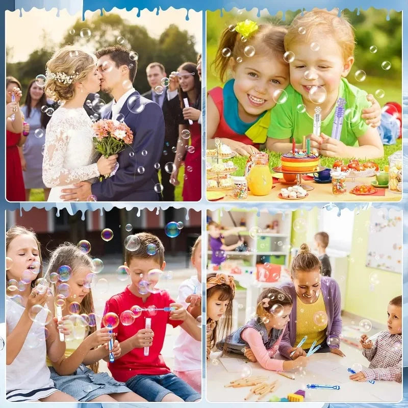 Empty mini bubble tube bottle for DIY party and event decoration