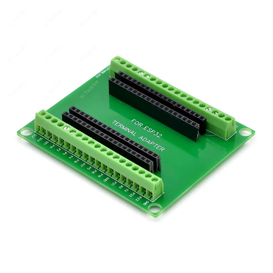 ESP-WROOM-32 ESP32 microcontroller development board with 38-pin narrow GPIO breakout expansion module for DIY electronics
