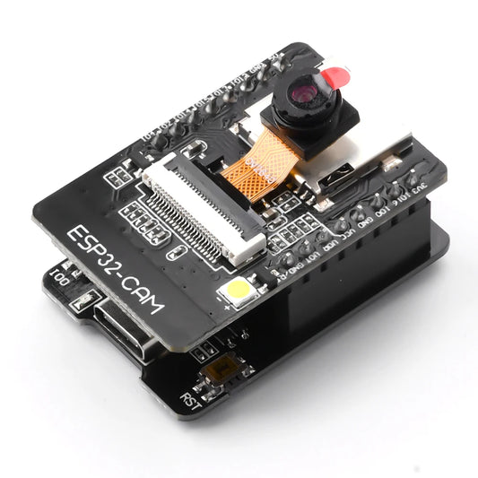 ESP32-CAM development board with Type-C interface, FT232/CH340 USB to serial, Bluetooth, and OV2640 camera, suitable for DIY IoT and electronics projects