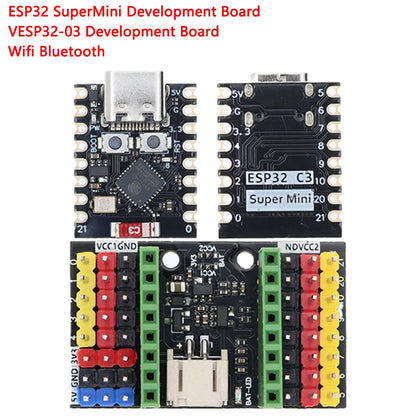 ESP32 series SuperMini development board with WiFi and Bluetooth, compatible with C3, S3, H2, and C6 variants