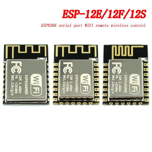 ESP8266 serial WiFi module ESP-12E, ESP-12F, ESP12S for remote wireless control, compatible with Arduino and IoT projects
