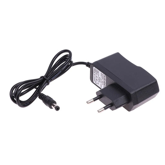 EU plug 9V 1A reverse polarity power adapter