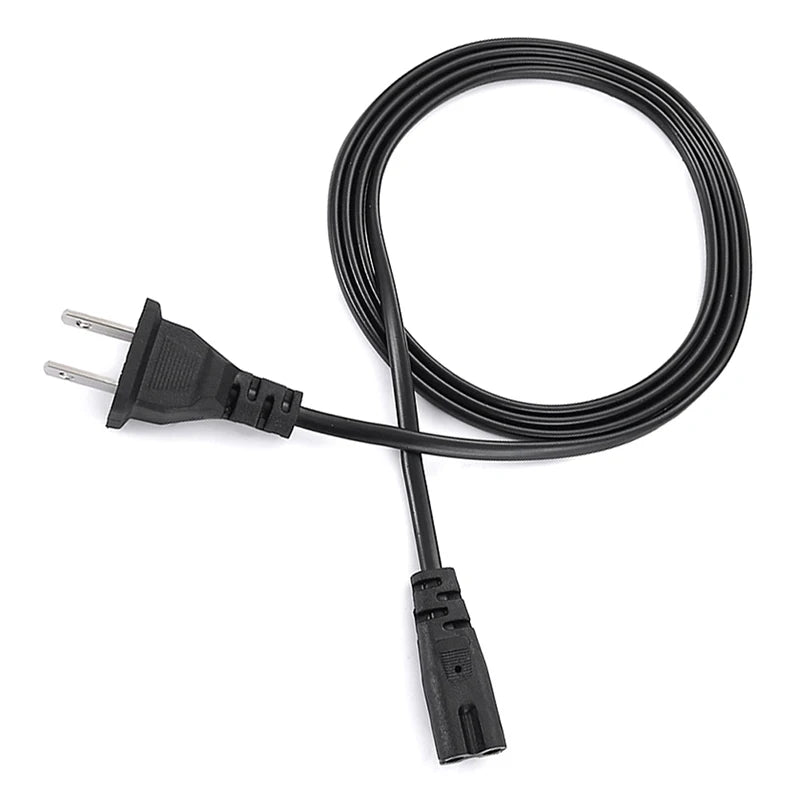 EU power cable 2pin IEC320 C7 extension cord
