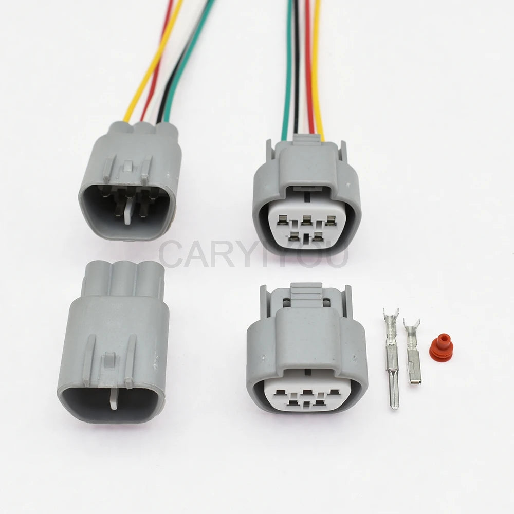 EVO car TS series waterproof wiper motor connector 5 Pin electric socket 6189-0504 6188-0327