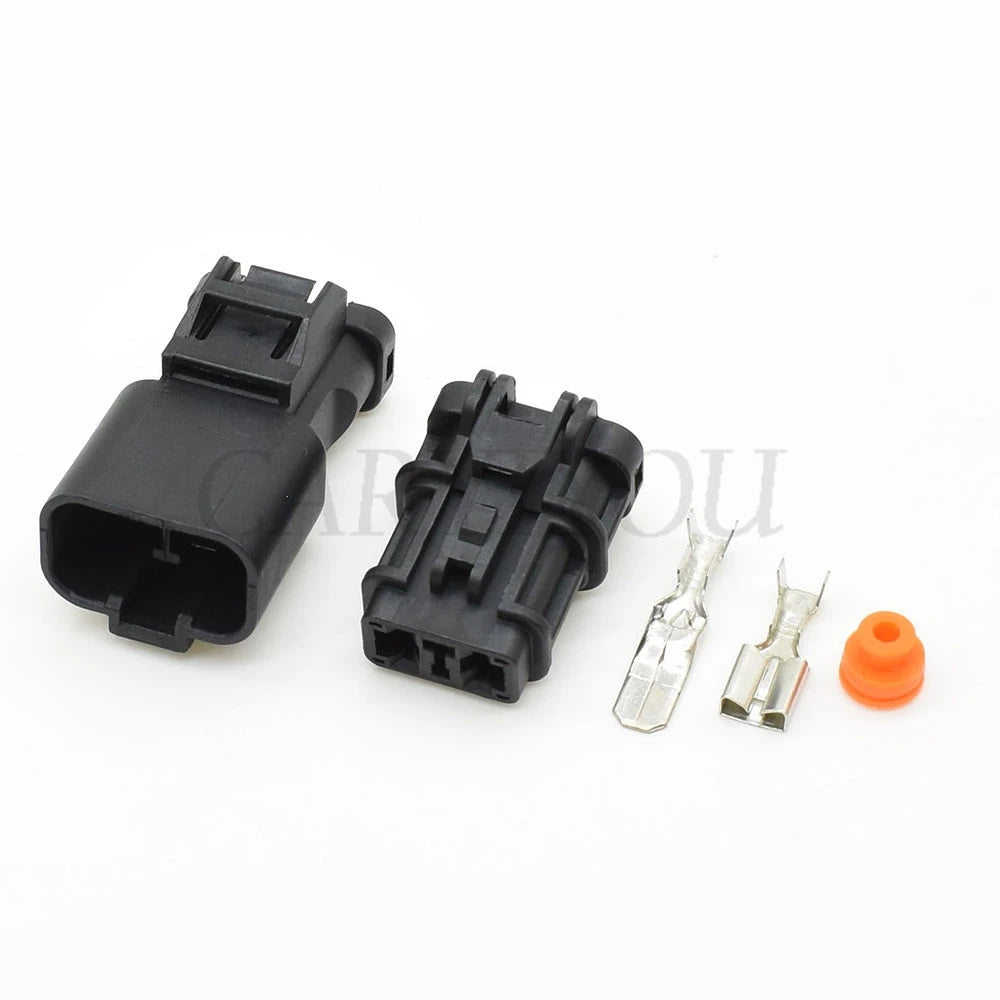 Installation demonstration of 2 pin waterproof excavator electrical connector 7123-6423-30 7222-6423-30 ensuring proper connection
