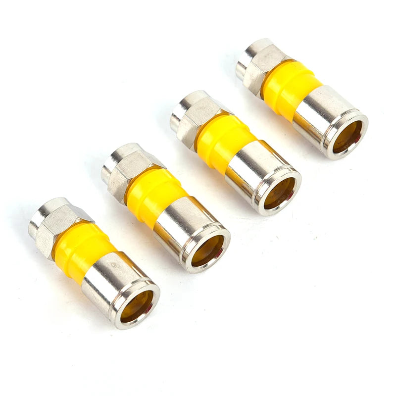 Detailed structure of RG6 F Type snap seal plug connector