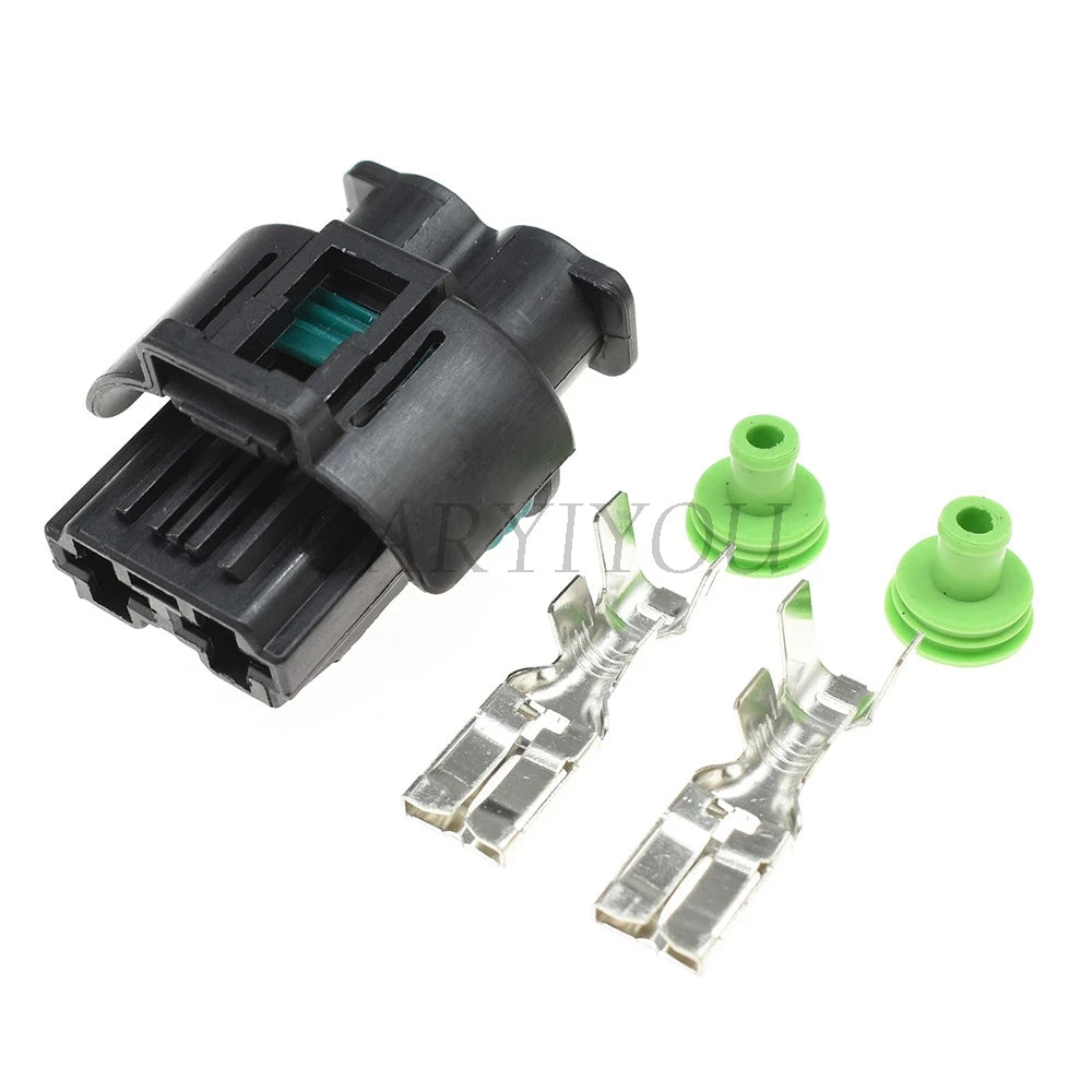 Reliable 2 pin automotive waterproof fan motor connector plug with sensor wiring compatibility