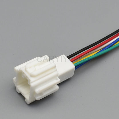 Durable 6 Pin female automotive wiring harness connector for fuse box, compatible with Civic CRV 7187-8846 7186-8846