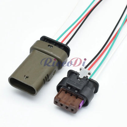 Female and male 4 pin sensor connector 1.2mm automotive plug for car wiring