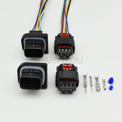 6 pin female male auto waterproof automotive connector for car headlight wiring