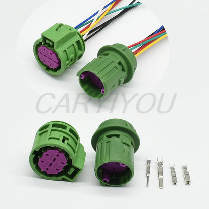 8P female male AC assembly auto headlight wire harness connector for Fiat DO Feiyue 500X Pendor 500