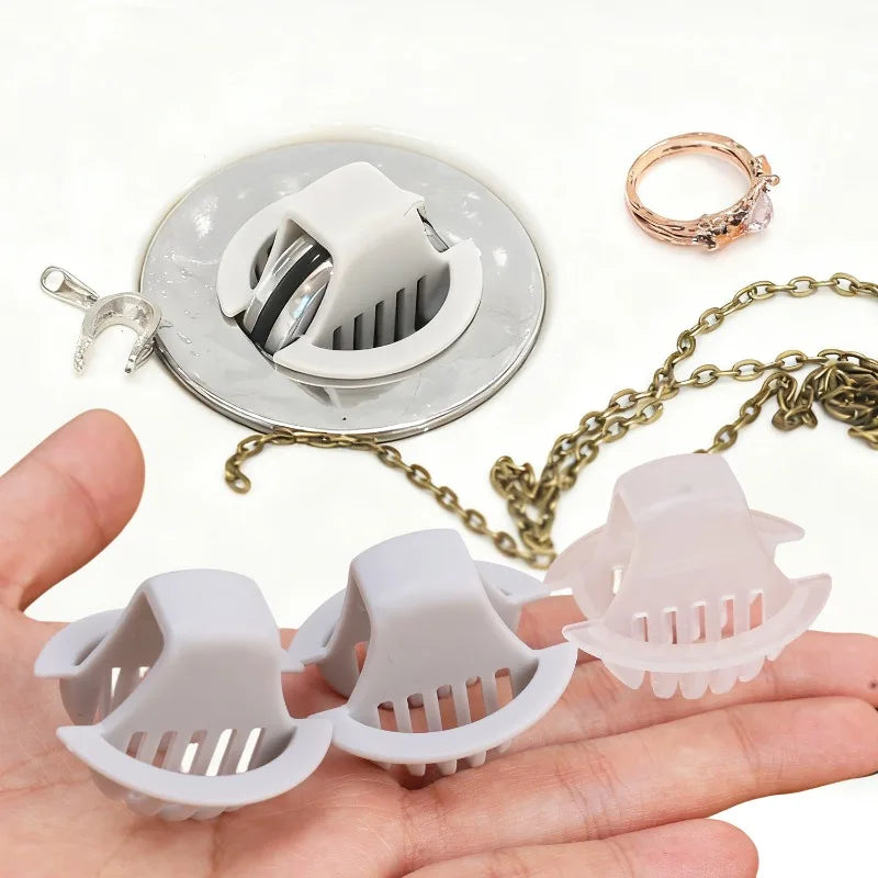 Fine mesh hair catcher anti clog strainer for bathroom sink
