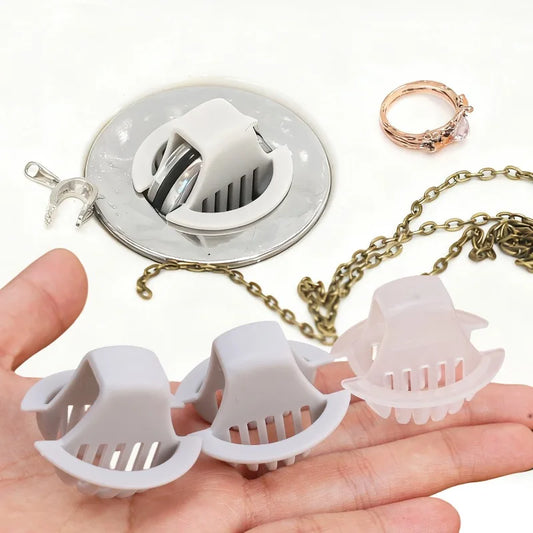 Fine mesh hair catcher anti clog strainer for bathroom sink