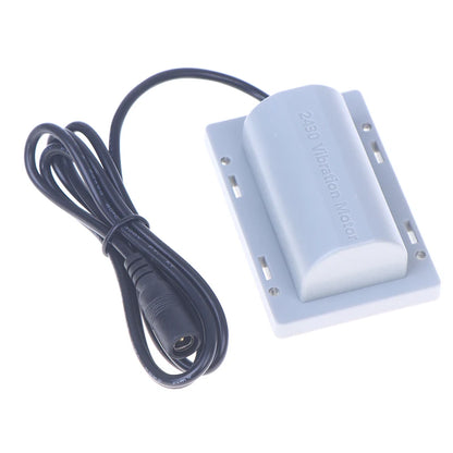 Flat base DC vibrating motor for vibration devices