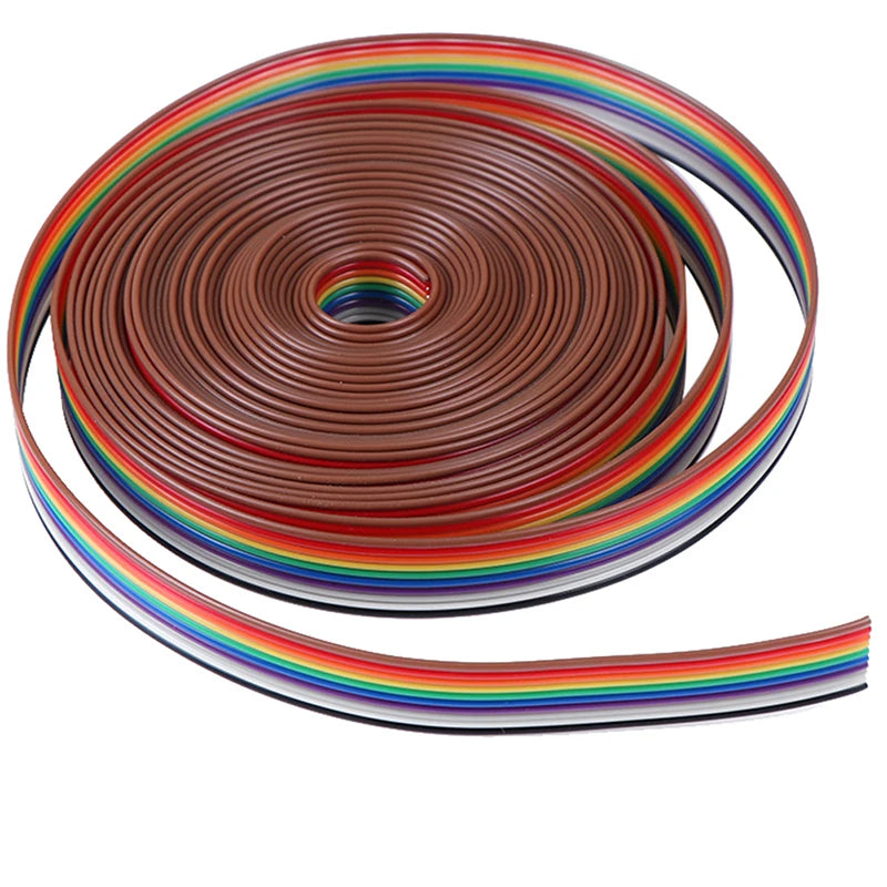 10-way flat ribbon cable for electronics wiring