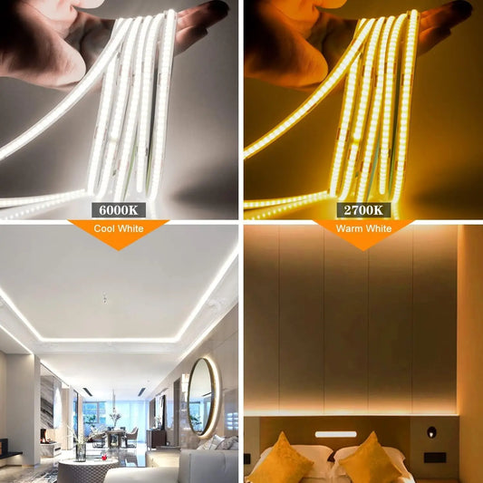 Flexible diode LED tape light white warm white
