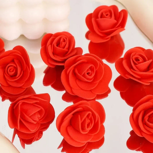 Artificial foam roses for wedding centerpiece and party decoration