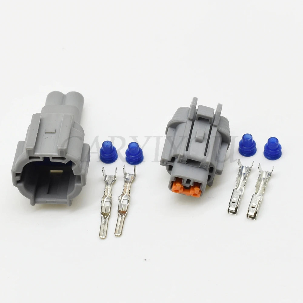 fog lamp female male plug detail showing secure terminal connection