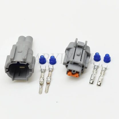fog lamp female male plug detail showing secure terminal connection