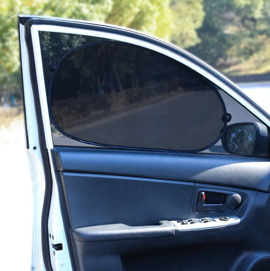 Folding car sunshade visor reflector for windscreen and window sun protection