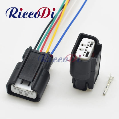 6 pin rear view camera RVC connector DJ7066B-0.6-21 sealed automotive wiring sockets with wires for Ford