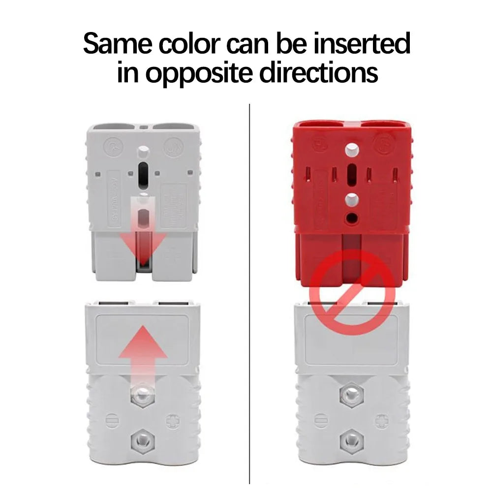 Forklift extension line cable and connector detail view