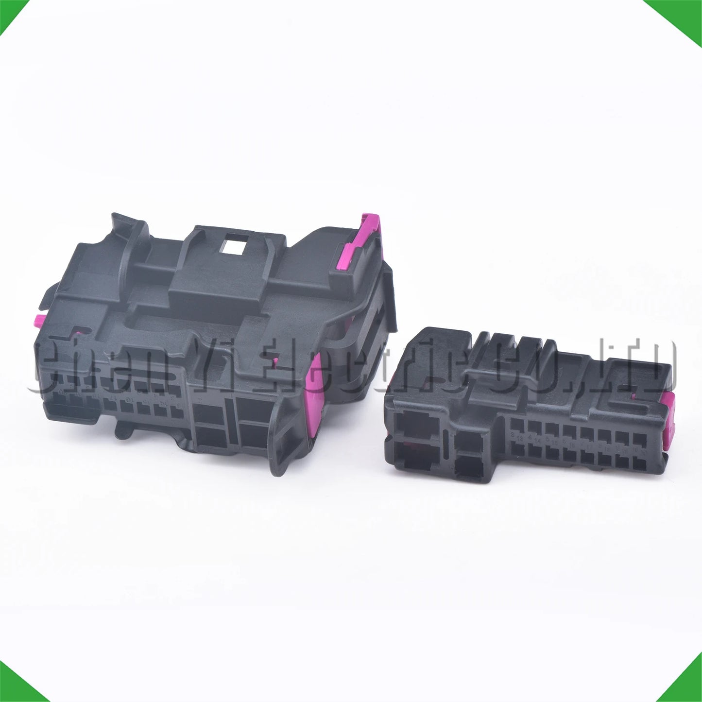 Waterproof front door connector plug with wire harness for automotive use