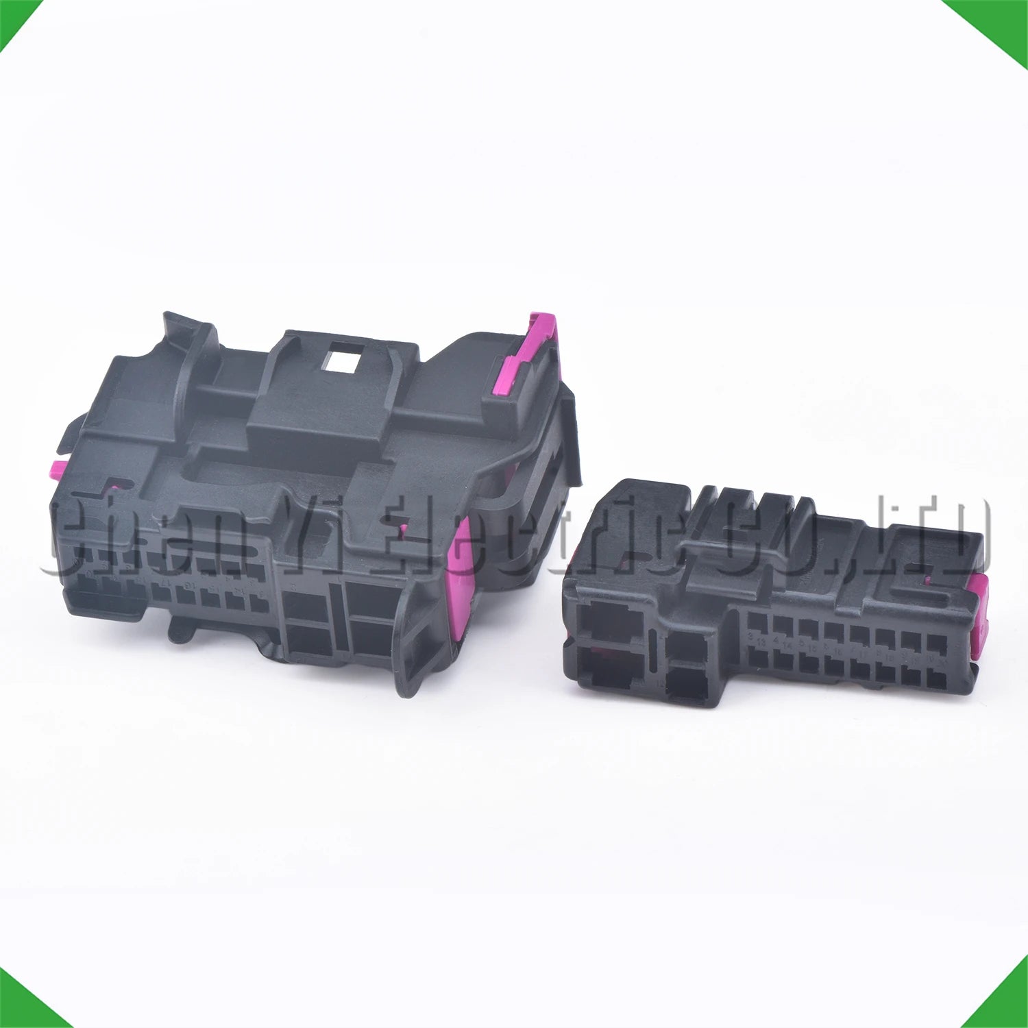 Waterproof front door connector plug with wire harness for automotive use