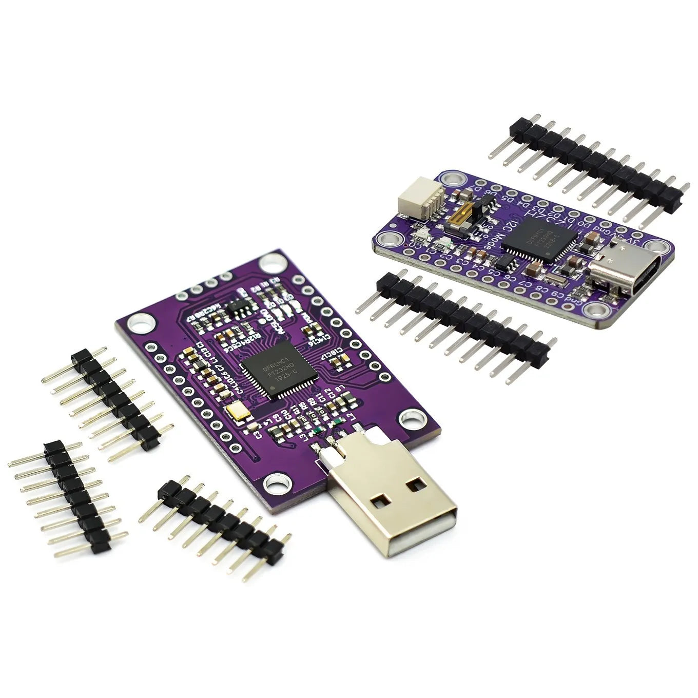 FT232H high-speed USB to JTAG, UART, SPI, and I2C multifunction module, suitable for embedded systems, electronics projects, and DIY development
