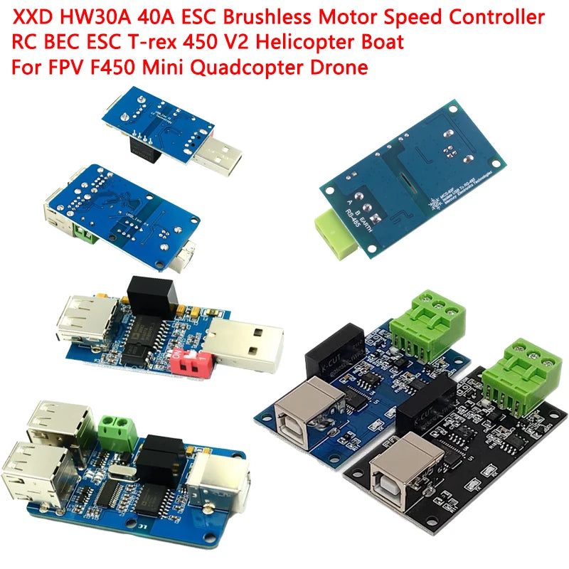 FT232RL USB to RS485 converter module with ADUM3160 isolation and coupling protection for stable industrial serial communication